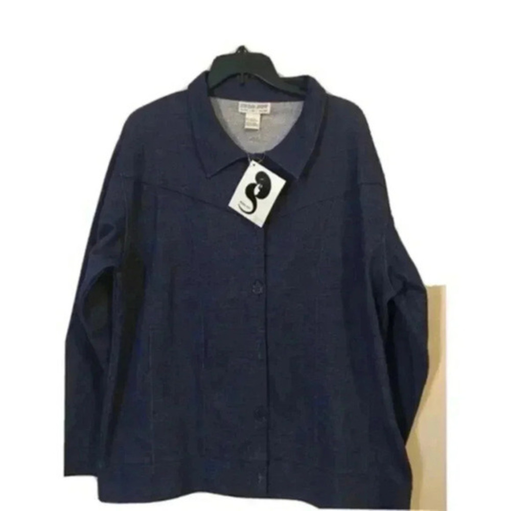 EURO JOY ladies blouse ,1X color blue ,bust 44